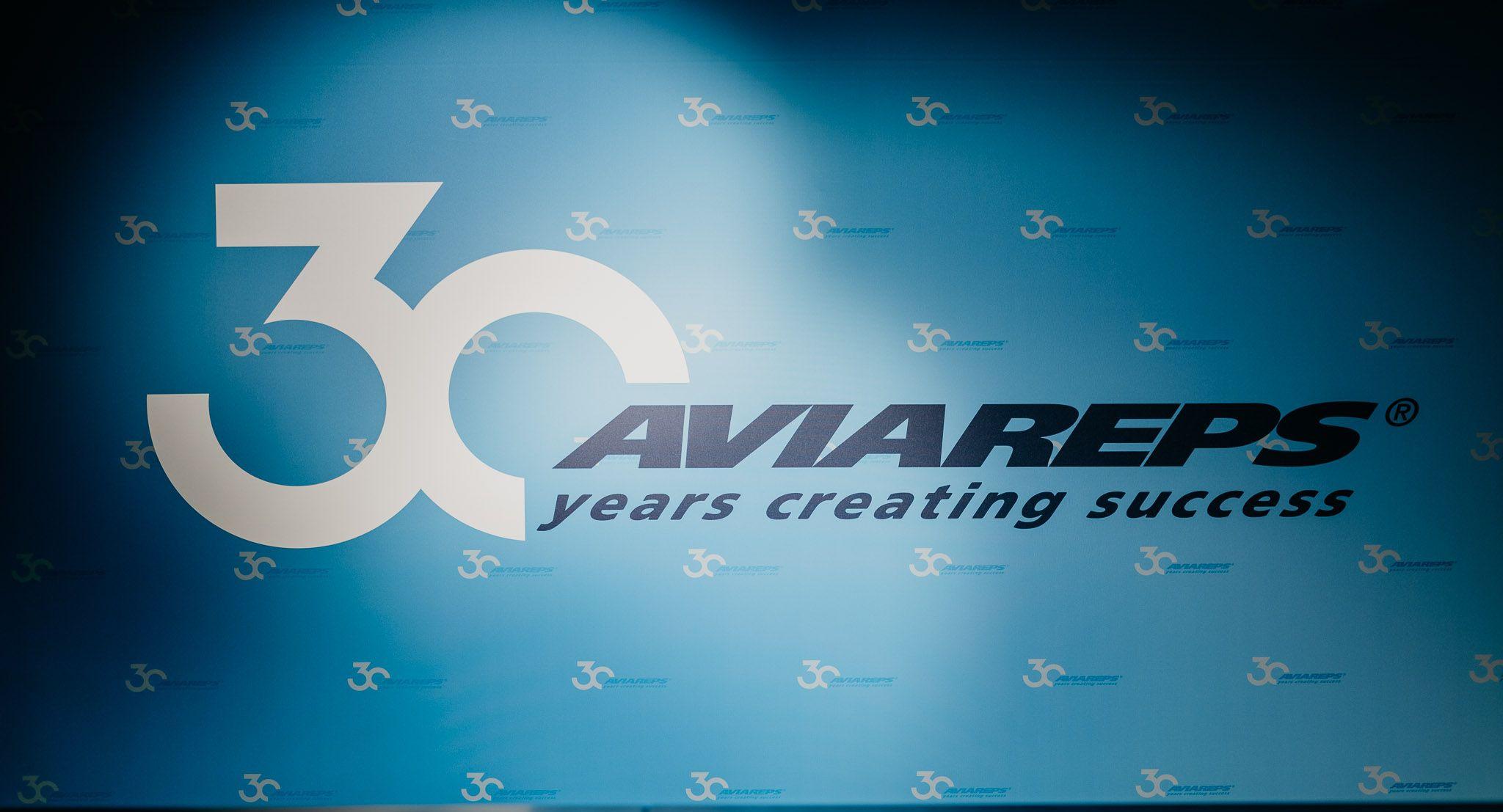 Cover image from AVIAREPS Celebrates 30 Years of Business